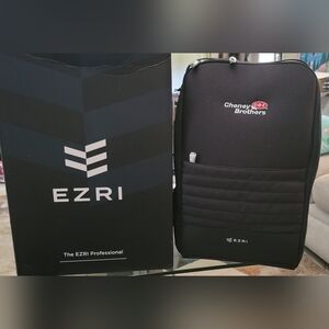 EZRI Black Men's Backpack W/ Phone Charger
